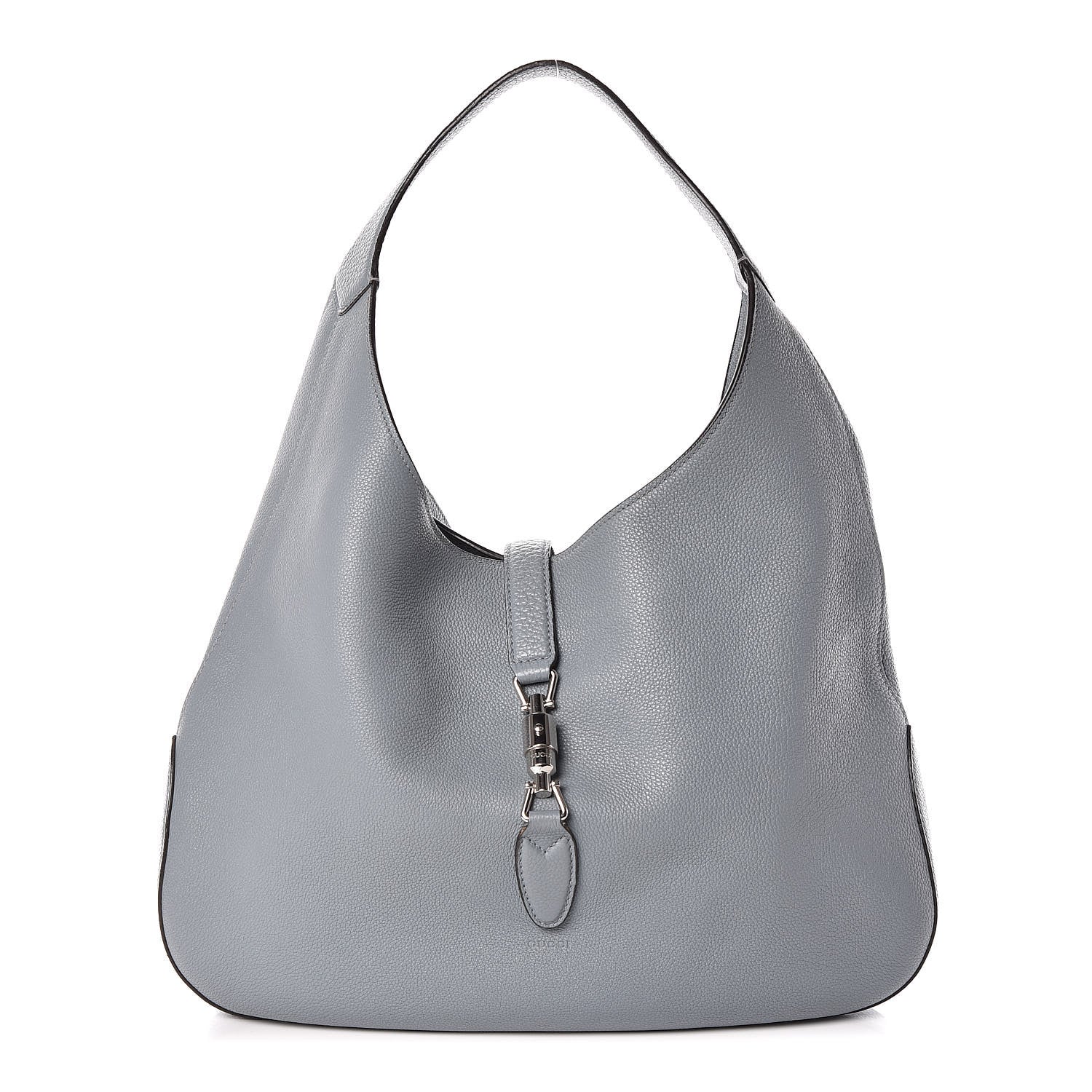 Gucci Soft Grained Calfskin Large Jackie Hobo Light Blue 3 of 15