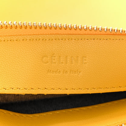 Celine Lambskin Small Trio Crossbody Bag Fluo Yellow 8 of 11