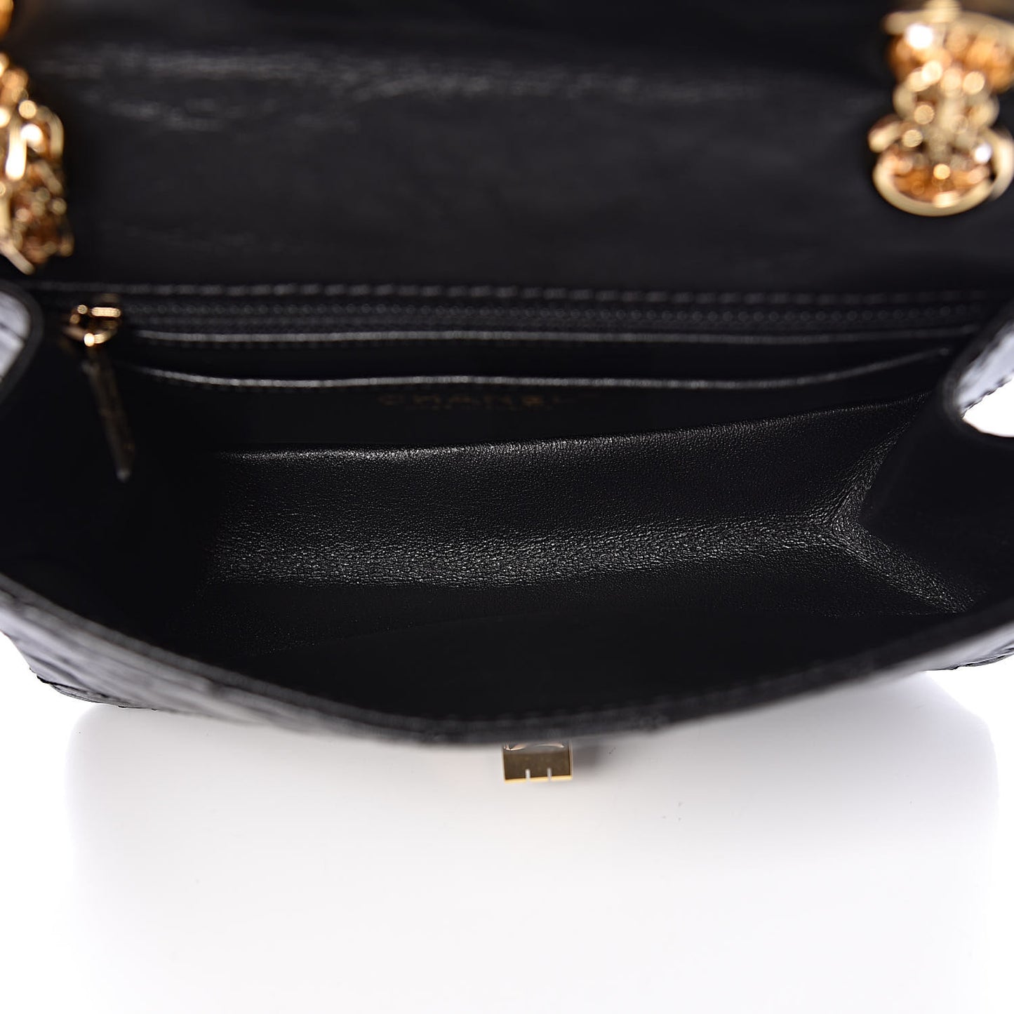 Aged Calfskin Quilted 2.55 Reissue Mini Flap Black