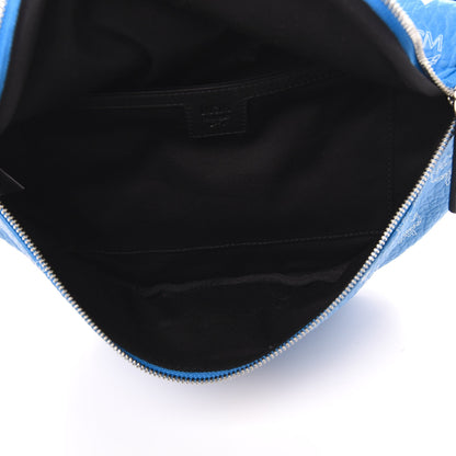MCM Visetos Medium Fursten Belt Bag Blue 5 of 11