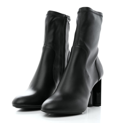 Louis Vuitton Calfskin Uniformes Silhouette Ankle Boots 37 Black 3 of 8