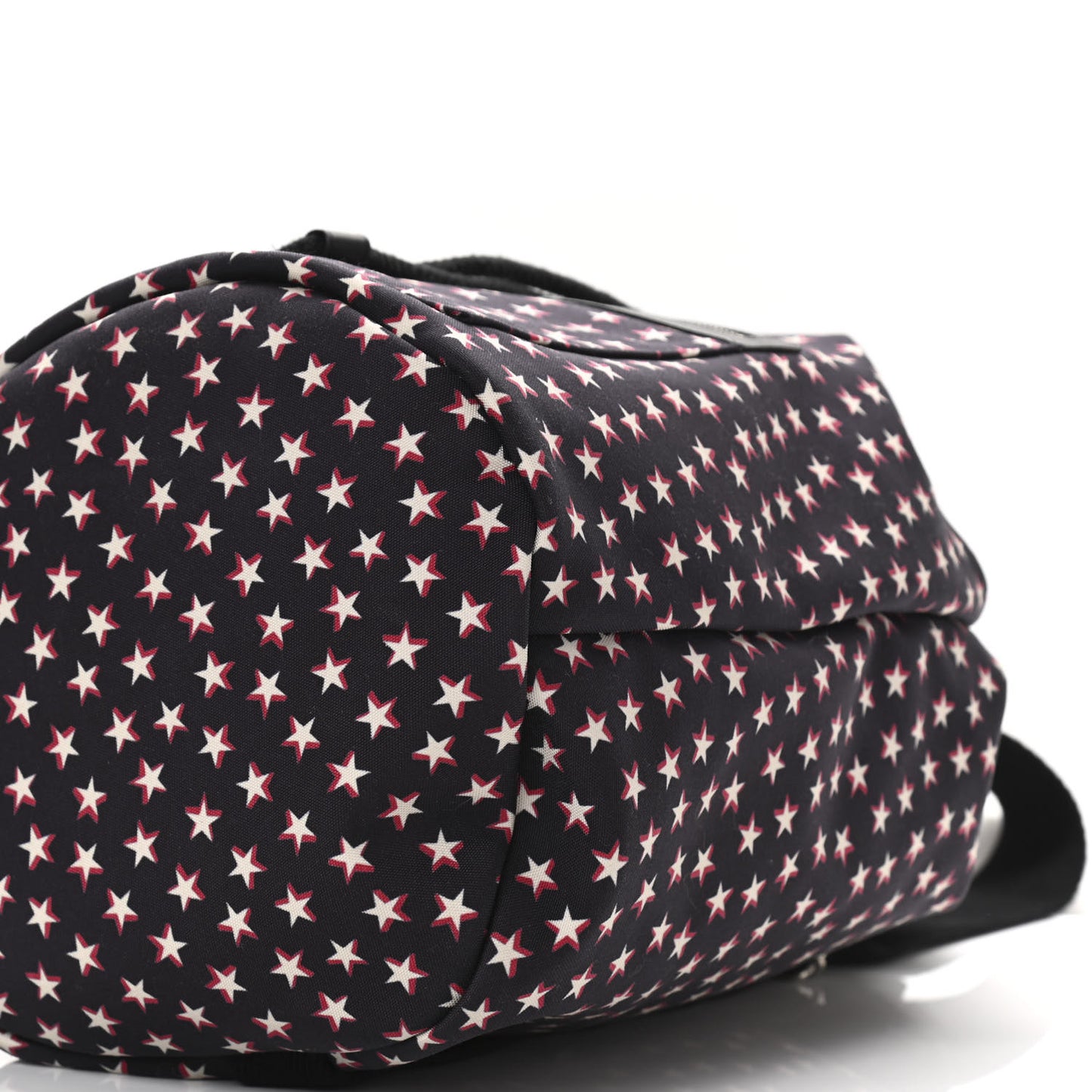 Canvas Star Print City Sailor Backpack Black