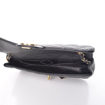 Chanel Caviar Quilted East West Flap Black 5 of 7