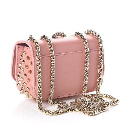 Christian Louboutin Calfskin Spikes Mini Sweety Charity NV Crossbody Bag Ronsard 3 of 8
