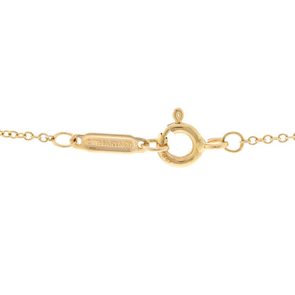 Tiffany 18K Yellow Gold Return to Tiffany Mini Double Heart Tag Pendant Necklace 4 of 5