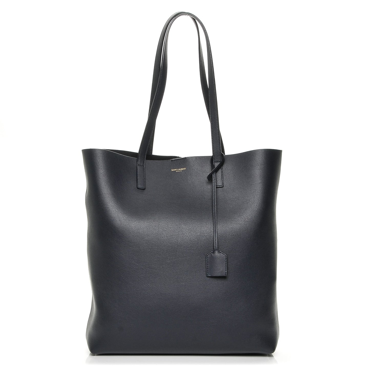 Calfskin Medium Shopping Tote Navy