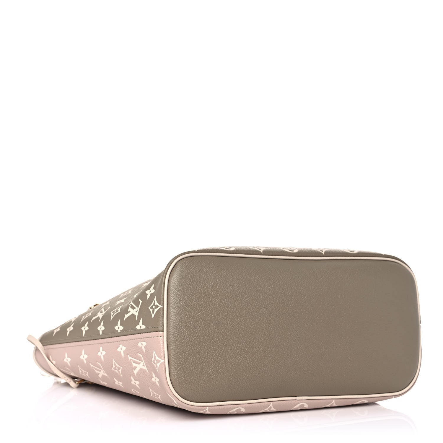 Louis Vuitton Empreinte Monogram Spring In The City Neverfull MM Kaki Beige Cream 4 of 9