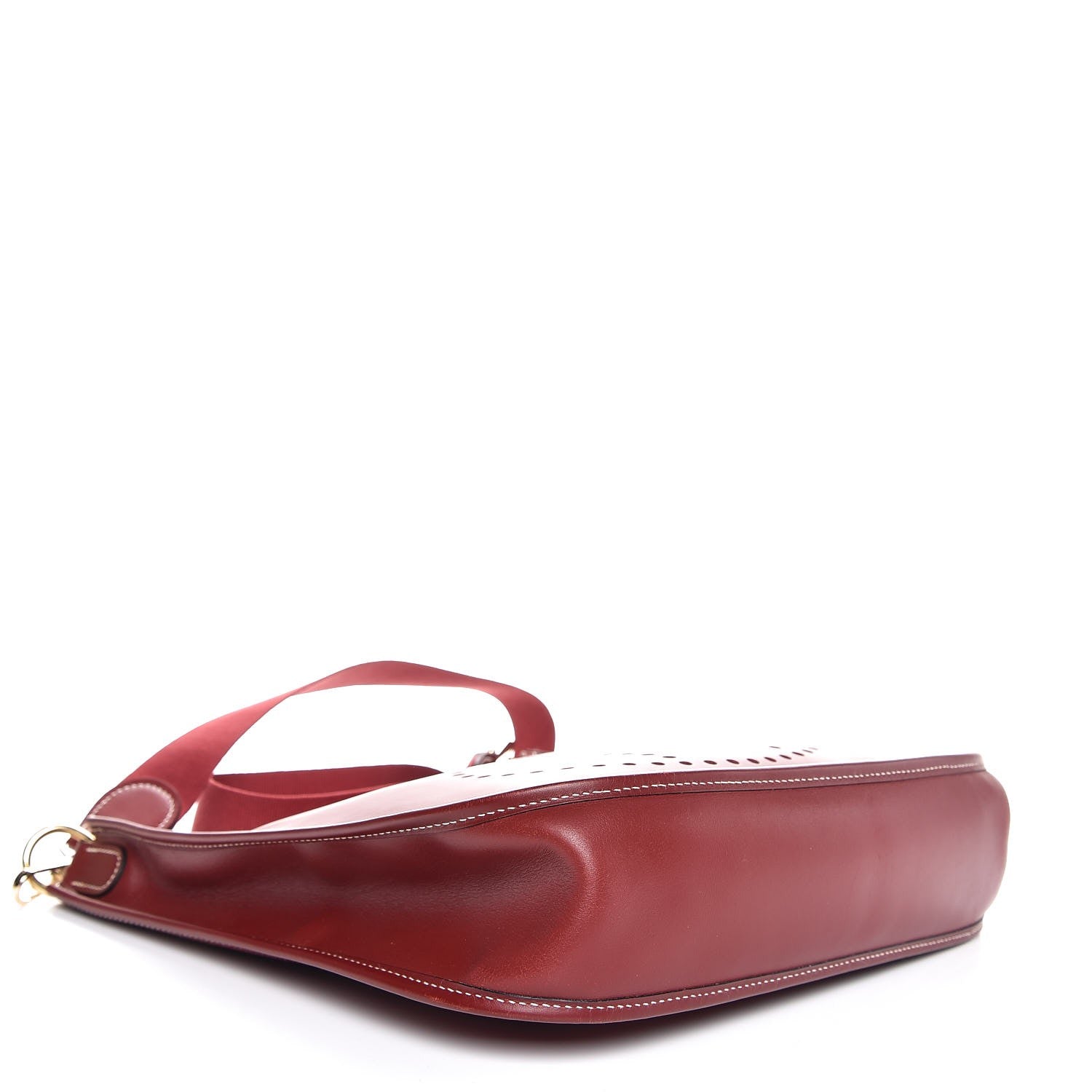 Hermes Barenia Evelyne PM Rouge H 4 of 8