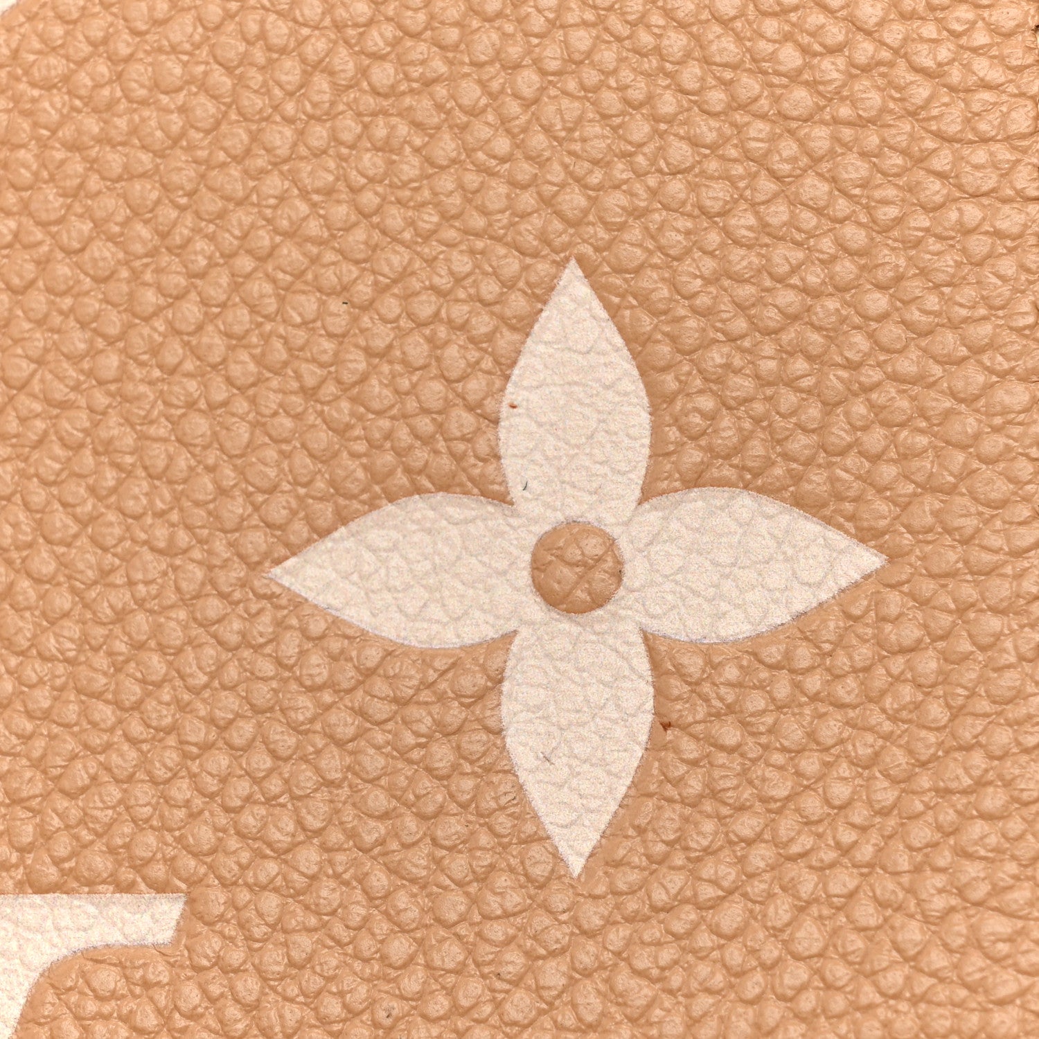 Louis Vuitton Empreinte Monogram Giant Victorine Wallet Arizona Creme 12 of 13