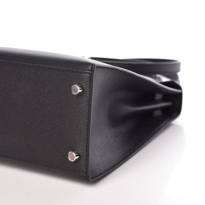 Hermes Epsom Kelly Sellier 28 Black 7 of 41