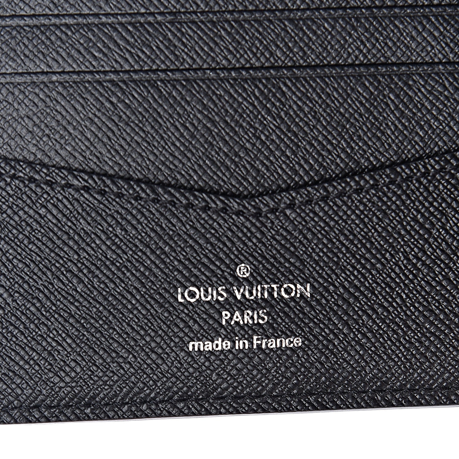 Louis Vuitton Epi Slender Wallet Black 6 of 9