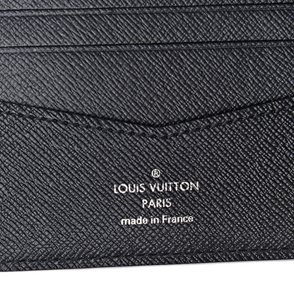 Louis Vuitton Epi Slender Wallet Black 6 of 9