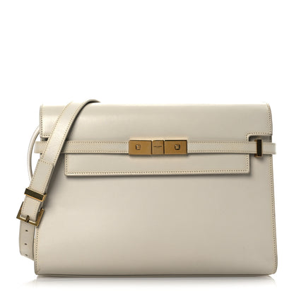 Saint Laurent Smooth Calfskin Manhattan Shoulder Bag Crema Soft 1 of 15