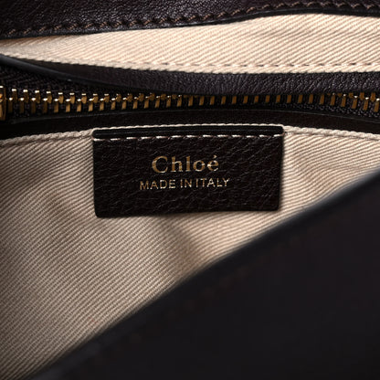 Chloe Suede Calfskin Small Faye Backpack Carbon Brown 6 of 18