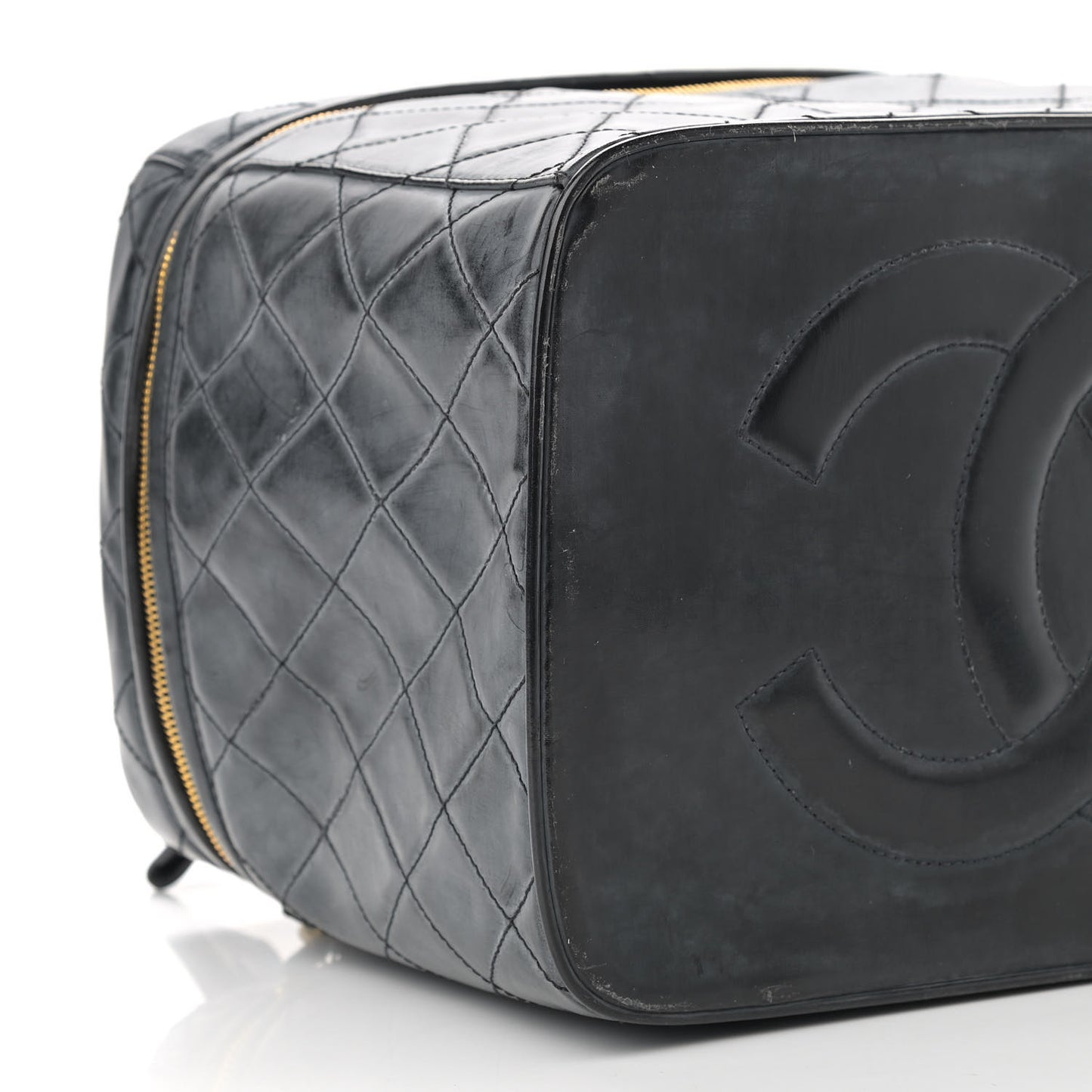Lambskin Quilted Vanity Black