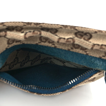 Gucci GG Monogram Web Double Pocket Belt Bag Navy 5 of 11