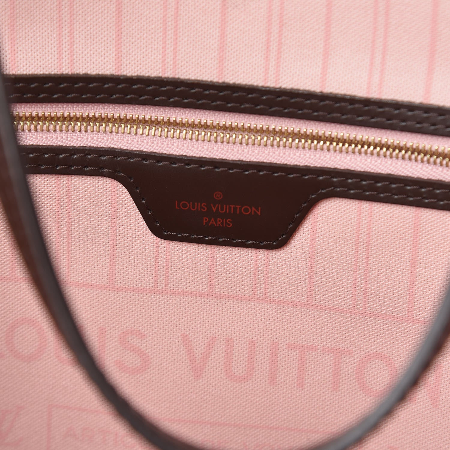 Louis Vuitton Damier Ebene Neo Neverfull MM Rose Ballerine 6 of 14