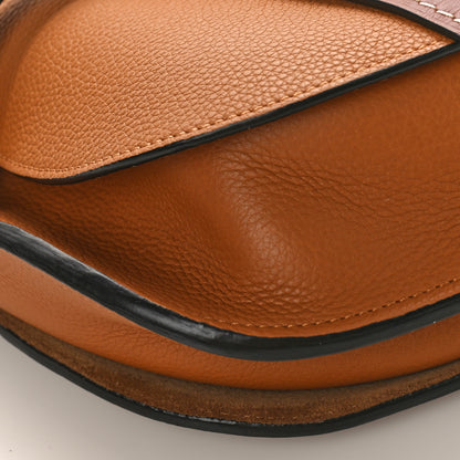 Loewe Grained Calfskin Gate Crossbody Bag Caramel Pecan 7 of 9