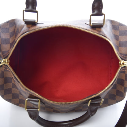 Louis Vuitton Damier Ebene Speedy Bandouliere 30 5 of 9