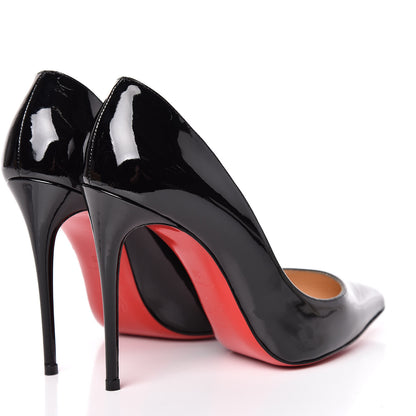 Christian Louboutin Patent Pigalle Follies 100 Pumps 36 Black 4 of 13