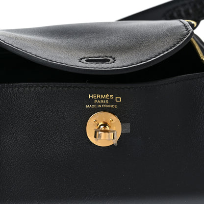Hermes Swift Matte Alligator Mini Touch Lindy 20 Black 6 of 9