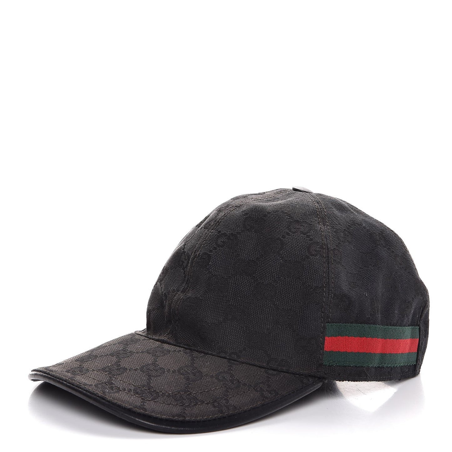 Monogram Web Baseball Hat M Black