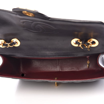 Chanel Lambskin Quilted XL Jumbo Single Flap Black 5 of 11