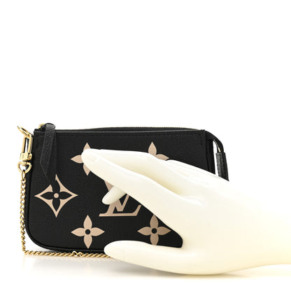 Louis Vuitton Empreinte Monogram Giant Mini Pochette Accessories Black 2 of 10