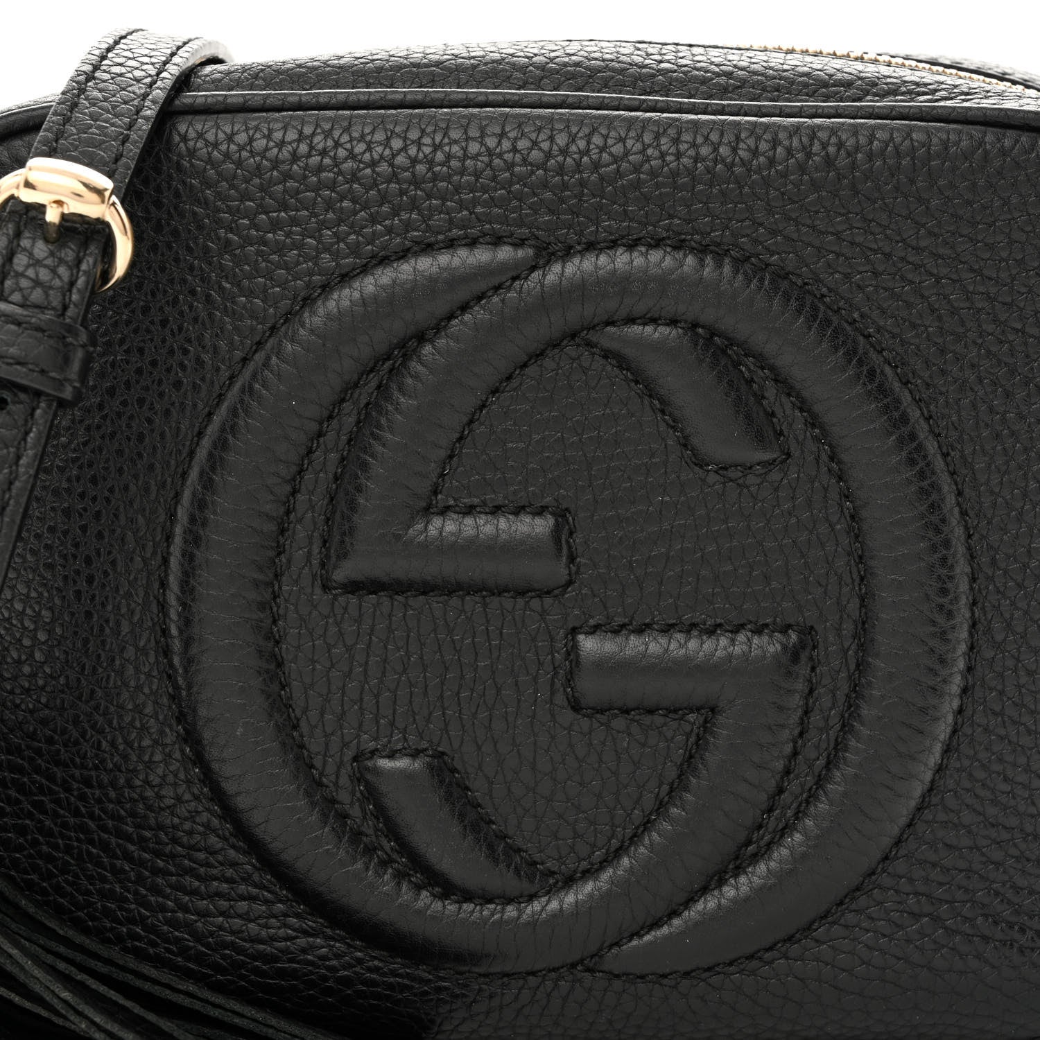 Gucci Pebbled Calfskin Small Soho Disco Bag Black 11 of 16