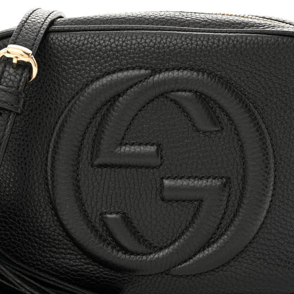 Gucci Pebbled Calfskin Small Soho Disco Bag Black 11 of 16