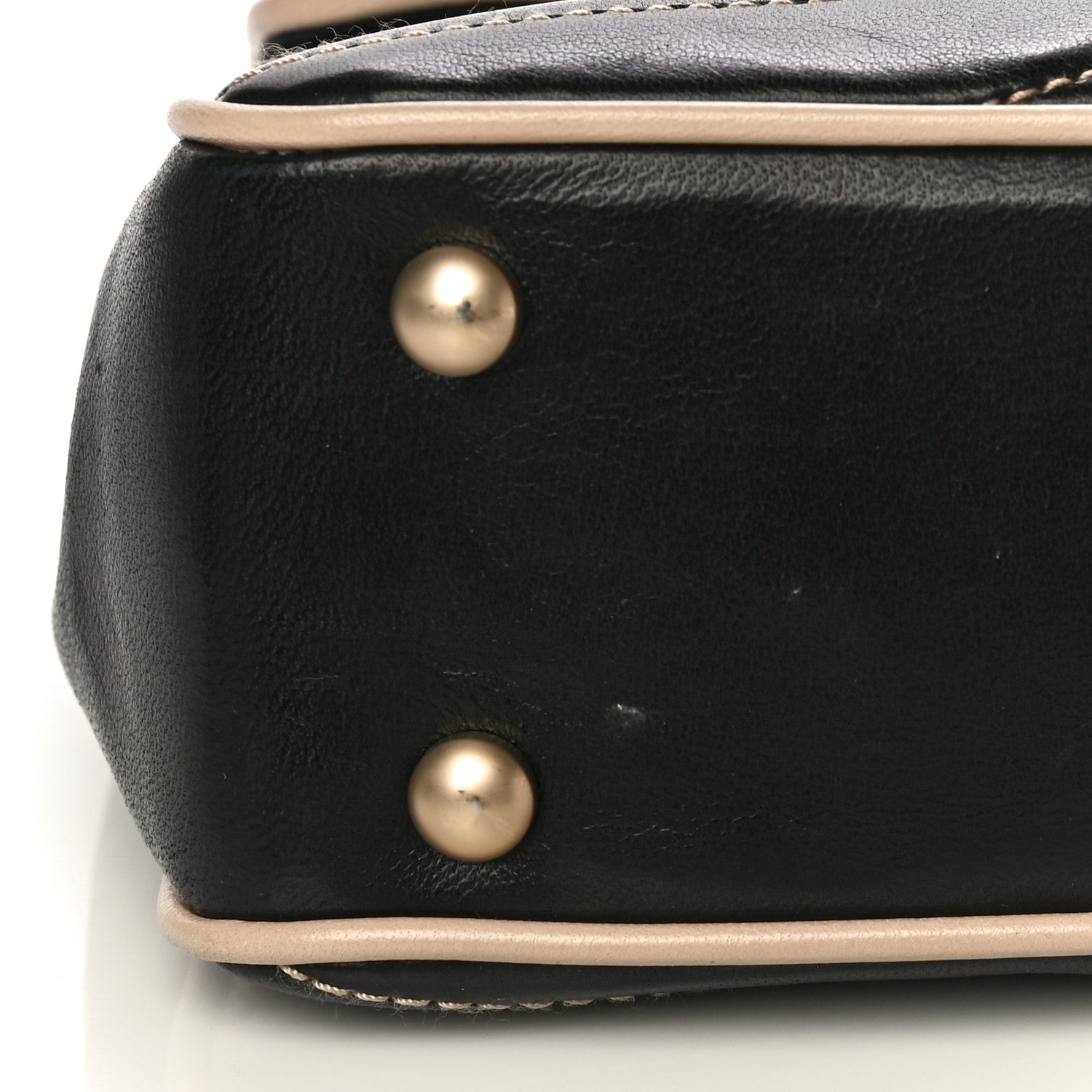 Chanel Lambskin Quilted Single Flap Bag Black Beige 16 of 25