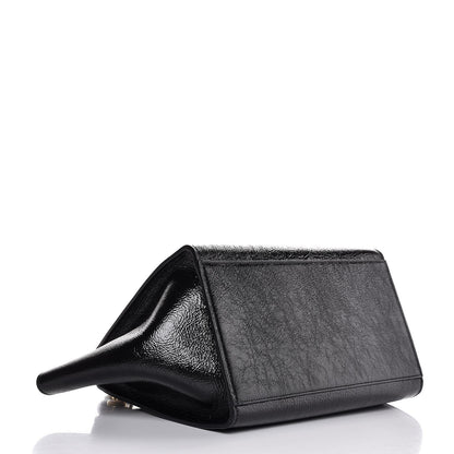 Celine Shiny Goatskin Small Trapeze Black 4 of 6