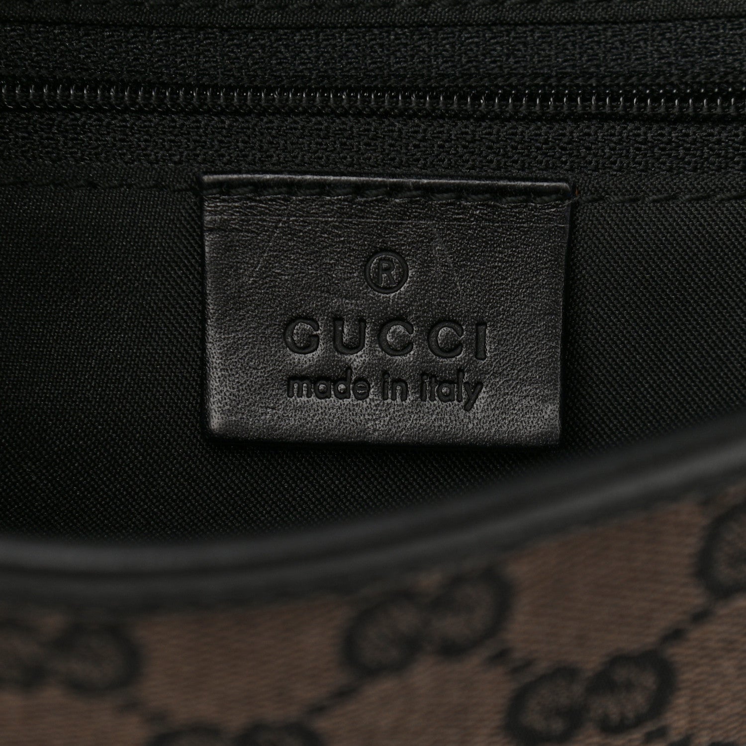 Gucci Monogram Small Jackie O Flap Hobo Black 6 of 14
