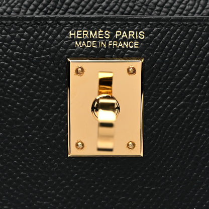 Hermes Epsom Mini Kelly Sellier 20 Black 6 of 9