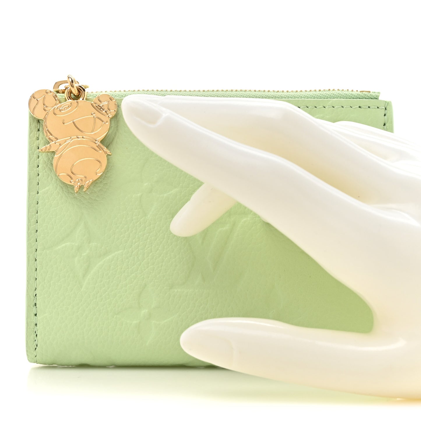 X TM Empreinte Monogram Lisa Wallet Green Tea