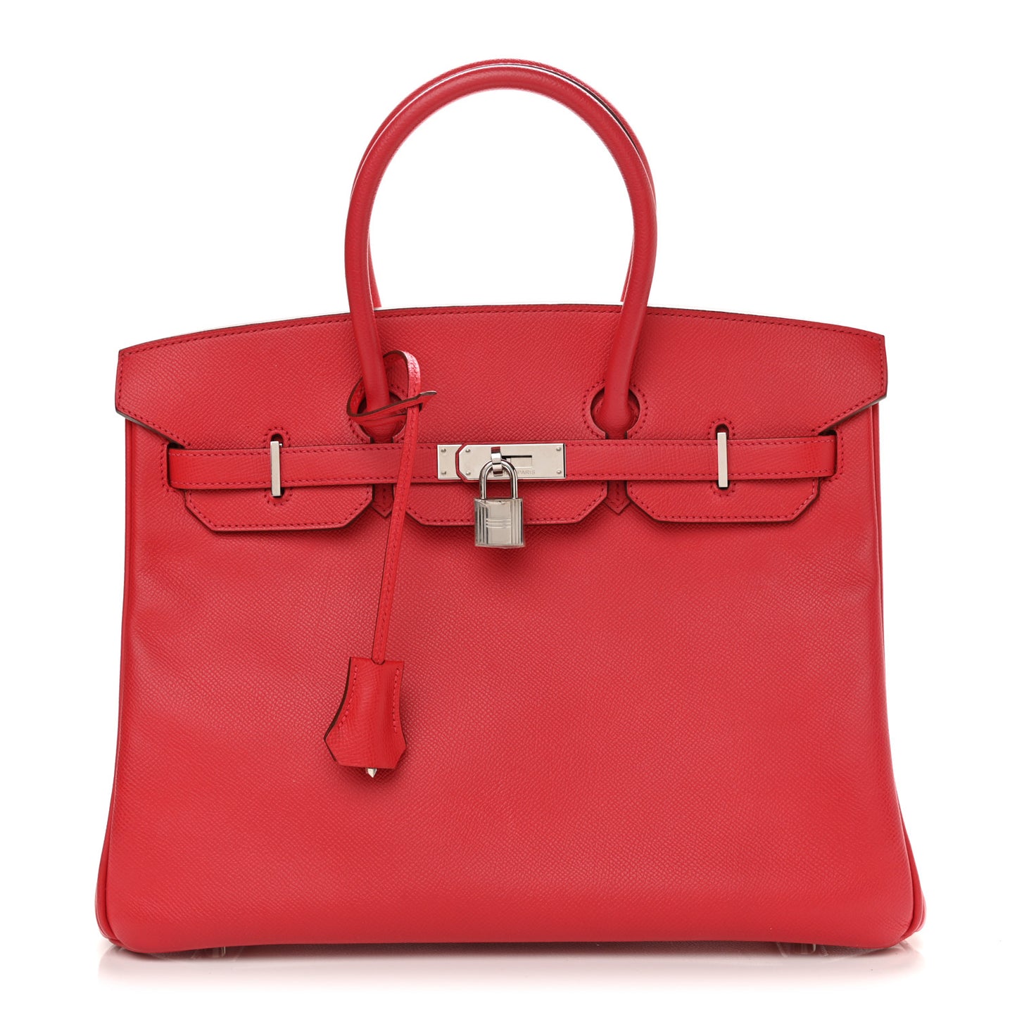 Epsom Birkin 35 Rouge Casaque