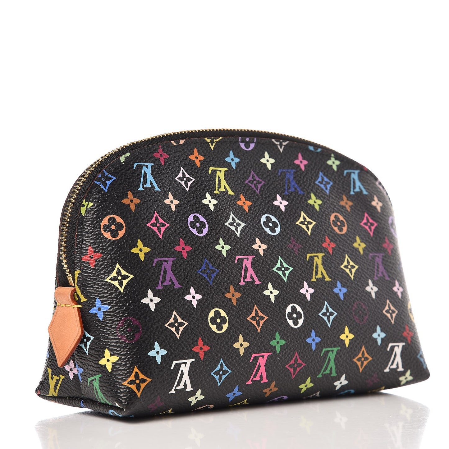 Monogram Multicolor Cosmetic Pouch Black Grenade