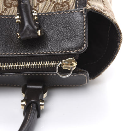 Gucci Monogram D Gold Tote Dark Brown 8 of 12
