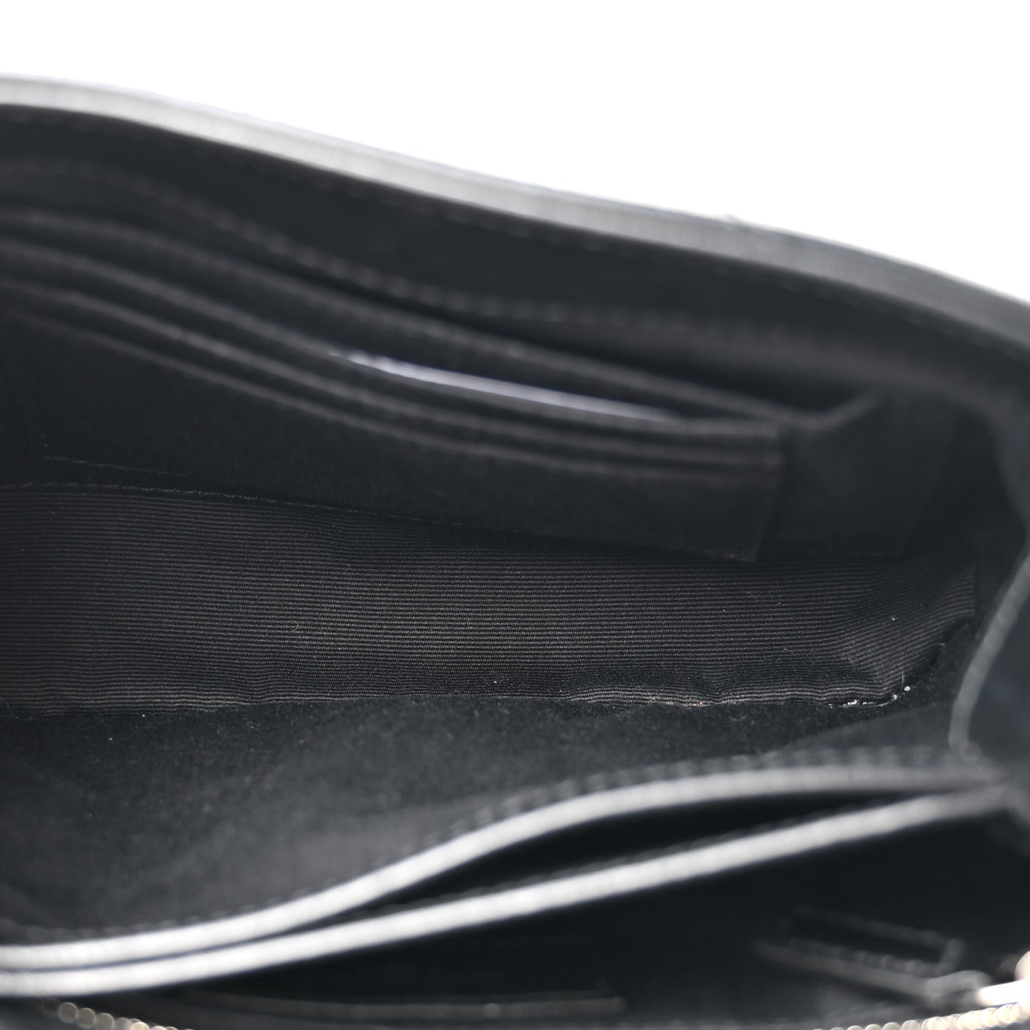 Calfskin Y Quilted Monogram Toy Loulou Crossbody Bag Black