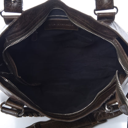 Balenciaga Agneau Giant 21 Silver Hardware City Dark Brown 6 of 17