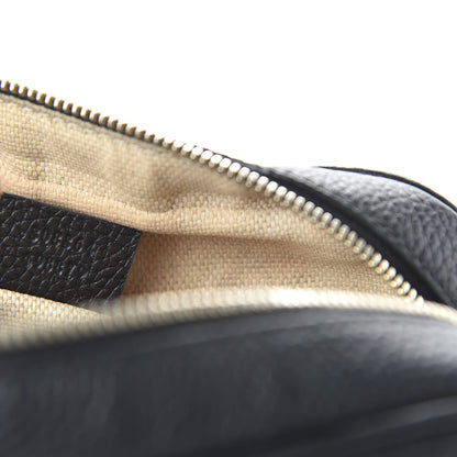 Gucci Pebbled Calfskin Small Soho Disco Bag Black 9 of 10
