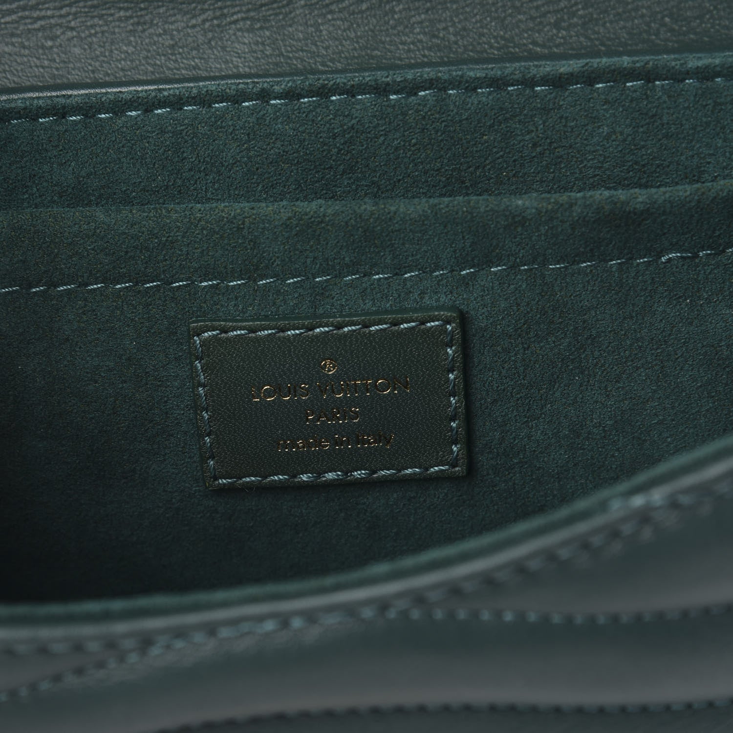 Louis Vuitton Calfskin New Wave Chain PM Emerald 6 of 10