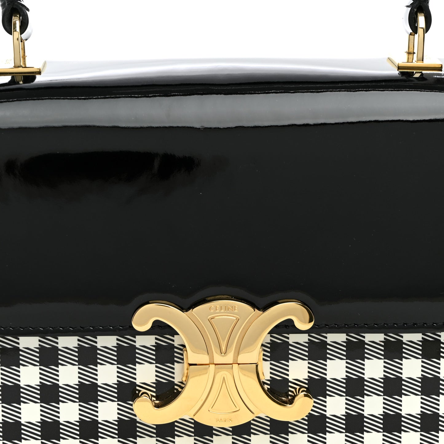 Patent Teen Vichy Garance Black White