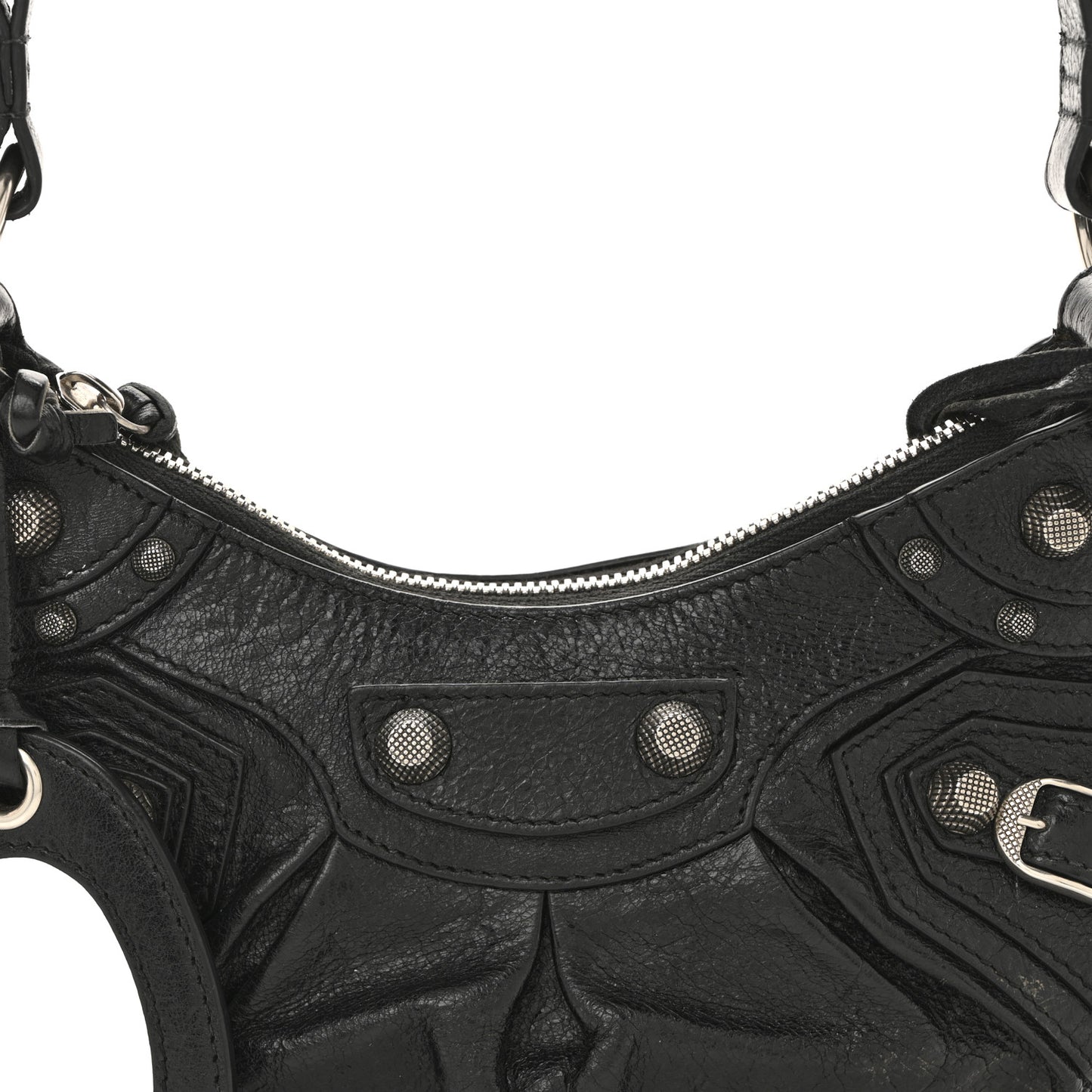Agneau Arena Le Cagole Shoulder Bag XS Black