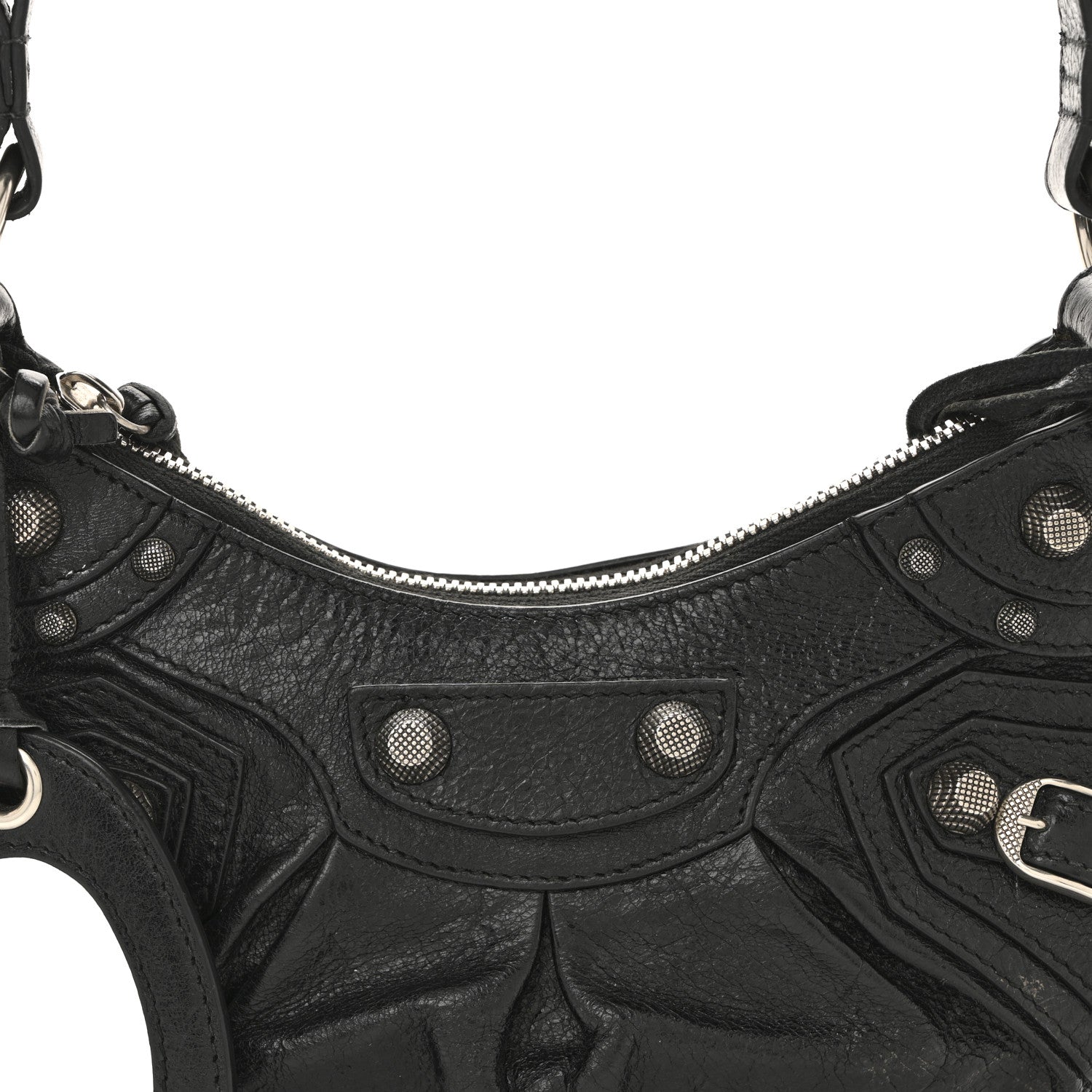 Balenciaga Agneau Arena Le Cagole Shoulder Bag XS Black 9 of 14