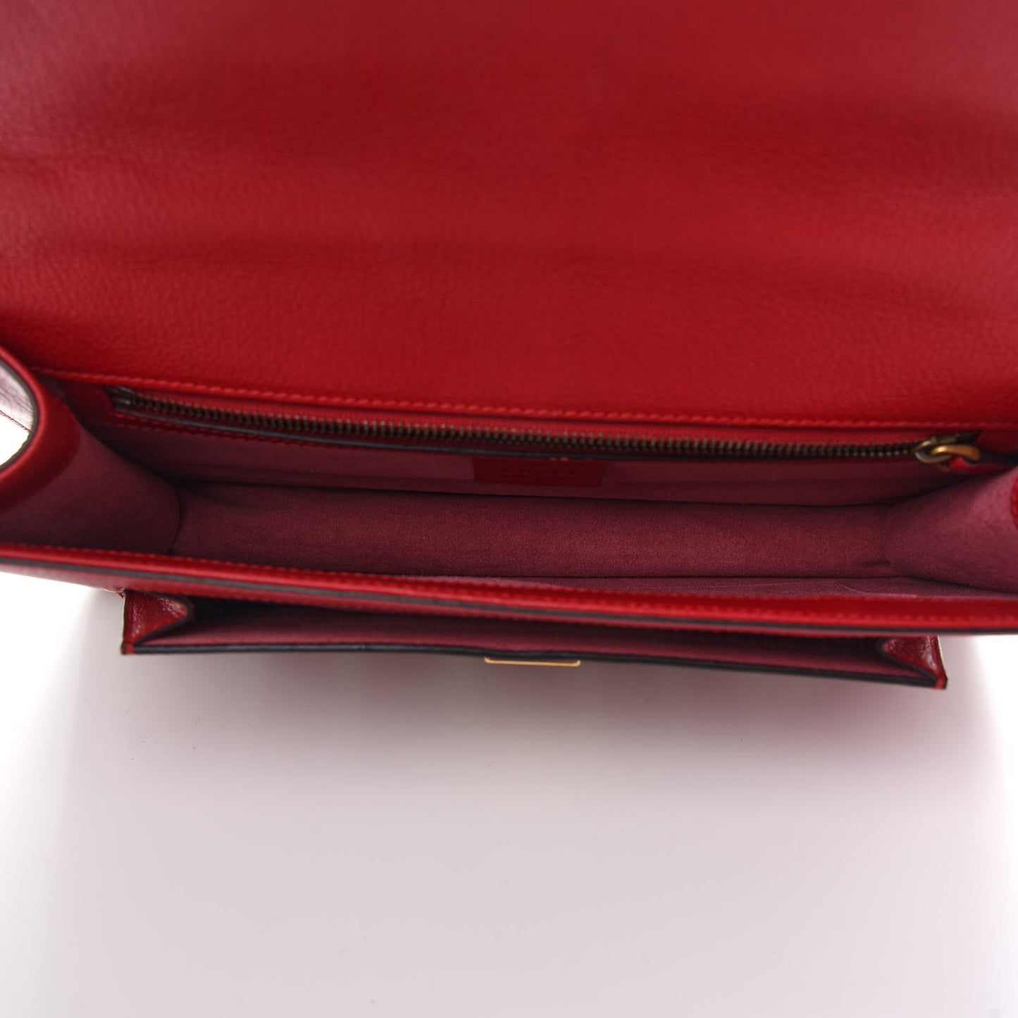 Calfskin Osiride Future Top Handle Bag Red