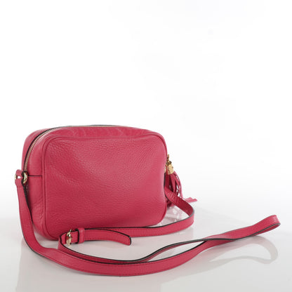 Gucci Pebbled Calfskin Small Soho Disco Bag Pink 3 of 9
