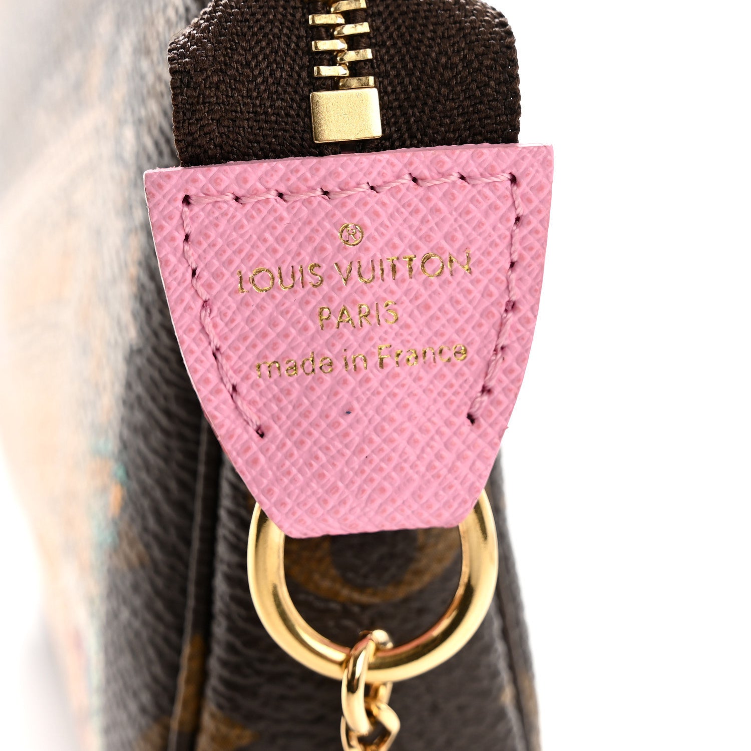 Louis Vuitton Monogram 2022 Christmas Animation Paris Mini Pochette Accessories Pink 6 of 7
