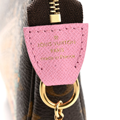 Louis Vuitton Monogram 2022 Christmas Animation Paris Mini Pochette Accessories Pink 6 of 7