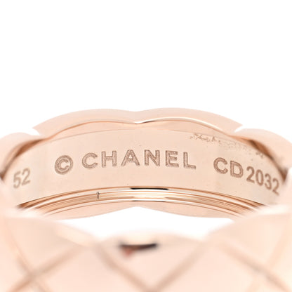 Chanel 18K Beige Gold Small Coco Crush Ring 52 6 4 of 4